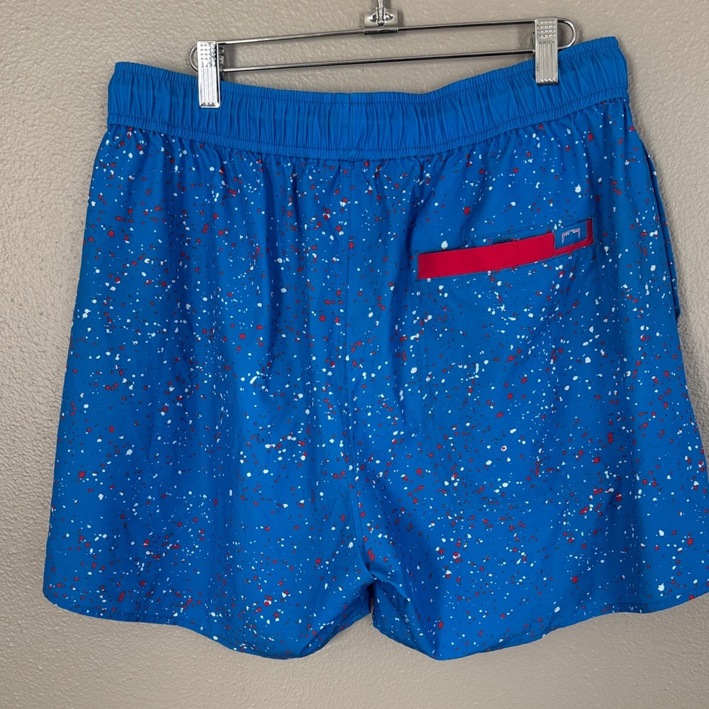Fourth of July Splatter Swim Trunks - Picture 2 of 2